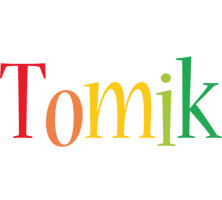 Tomik birthday logo