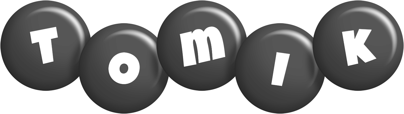 Tomik candy-black logo