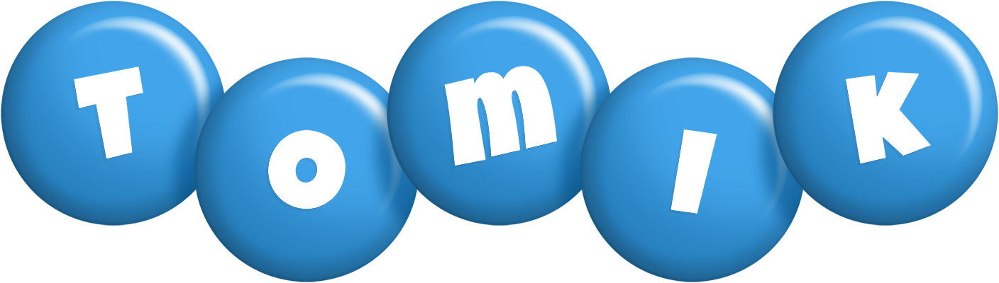 Tomik candy-blue logo