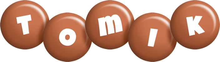 Tomik candy-brown logo