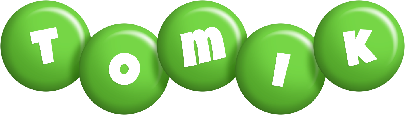 Tomik candy-green logo