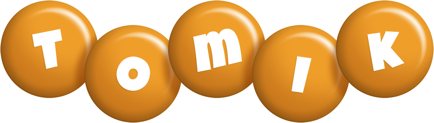 Tomik candy-orange logo