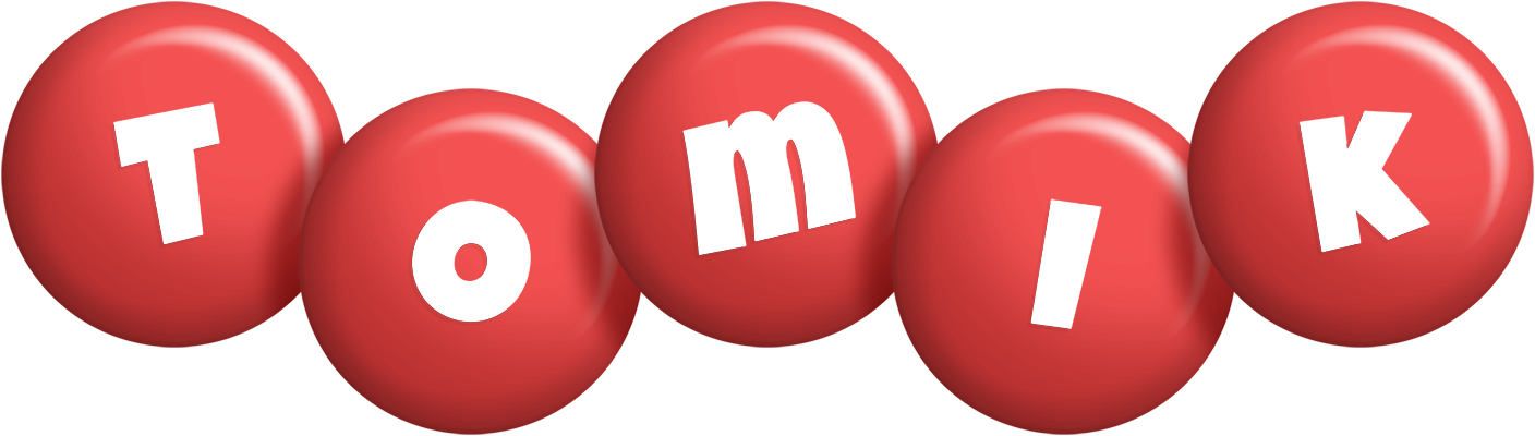 Tomik candy-red logo