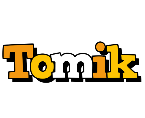 Tomik cartoon logo