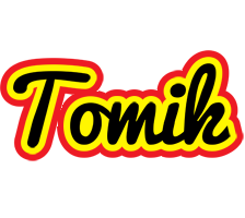 Tomik flaming logo