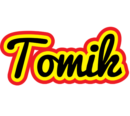 Tomik flaming logo