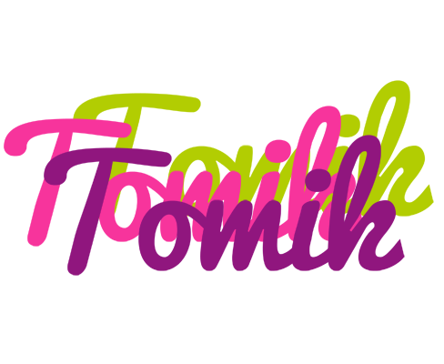 Tomik flowers logo