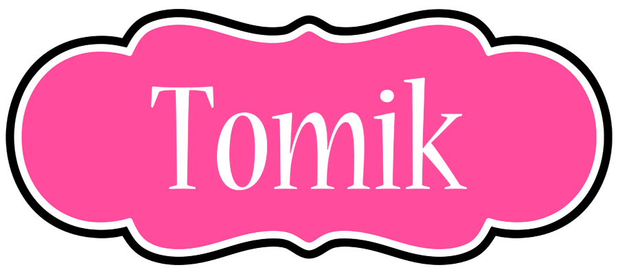 Tomik invitation logo