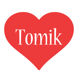 Tomik love logo