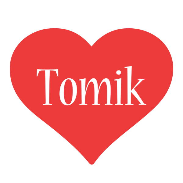 Tomik love logo