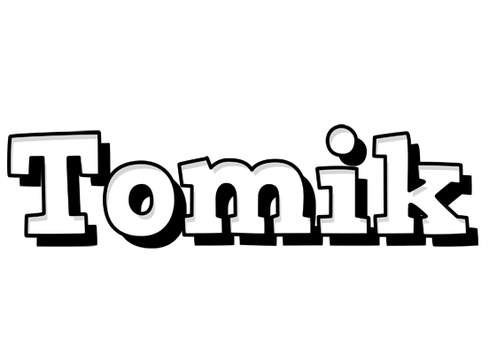Tomik snowing logo