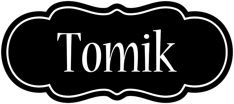 Tomik welcome logo