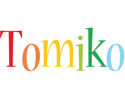 Tomiko birthday logo