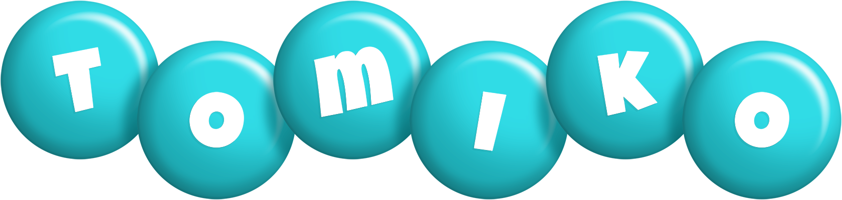 Tomiko candy-azur logo