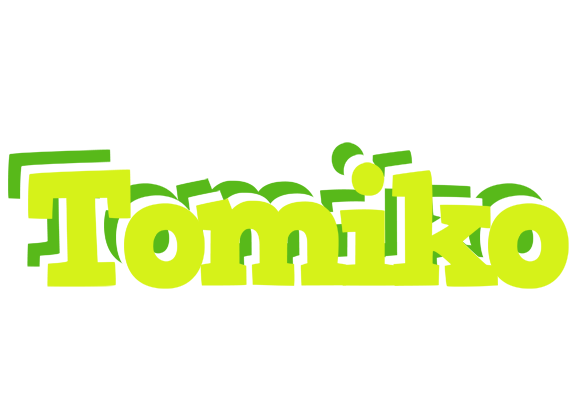 Tomiko citrus logo