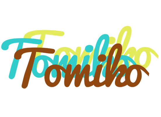Tomiko cupcake logo