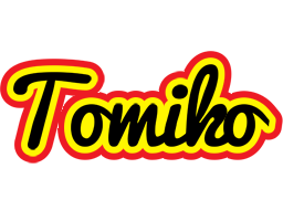 Tomiko flaming logo