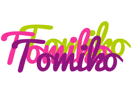 Tomiko flowers logo