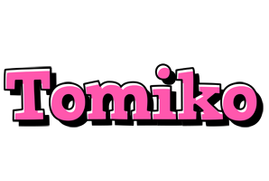 Tomiko girlish logo