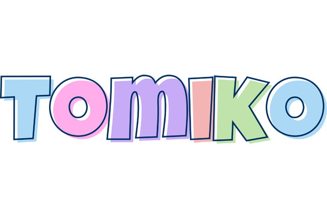 Tomiko pastel logo