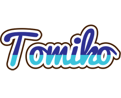 Tomiko raining logo