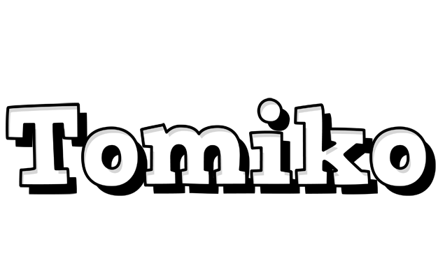Tomiko snowing logo