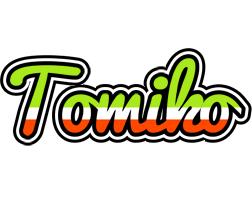 Tomiko superfun logo