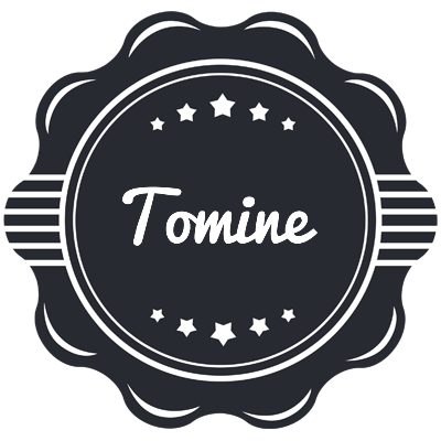 Tomine badge logo