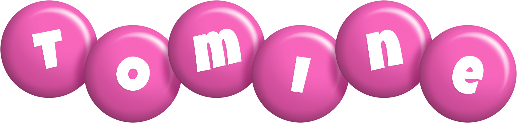 Tomine candy-pink logo