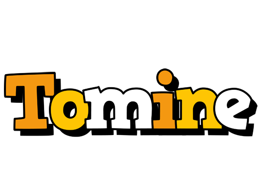 Tomine cartoon logo