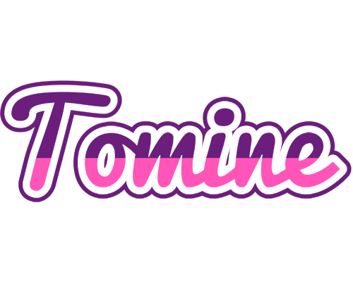 Tomine cheerful logo