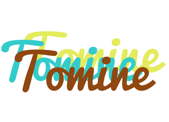 Tomine cupcake logo