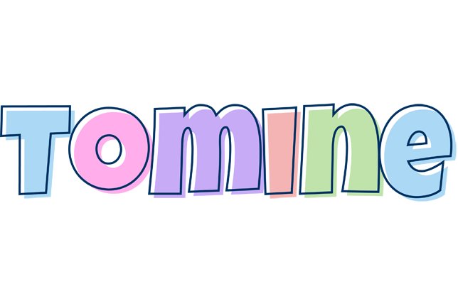 Tomine pastel logo