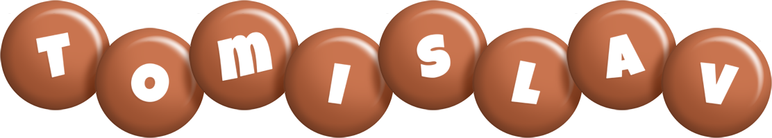 Tomislav candy-brown logo