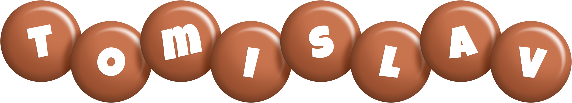 Tomislav candy-brown logo