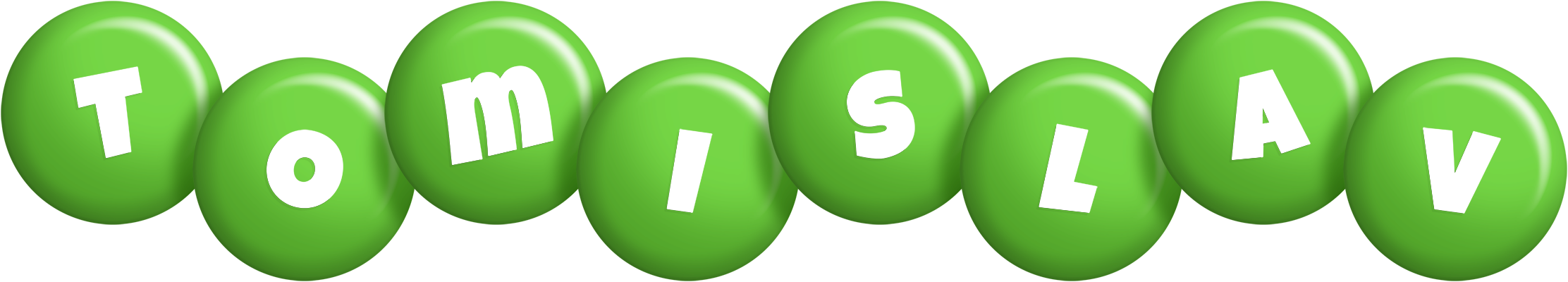 Tomislav candy-green logo