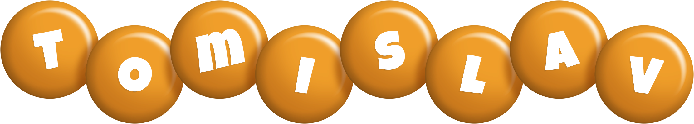 Tomislav candy-orange logo