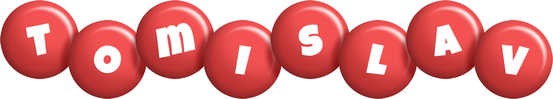 Tomislav candy-red logo