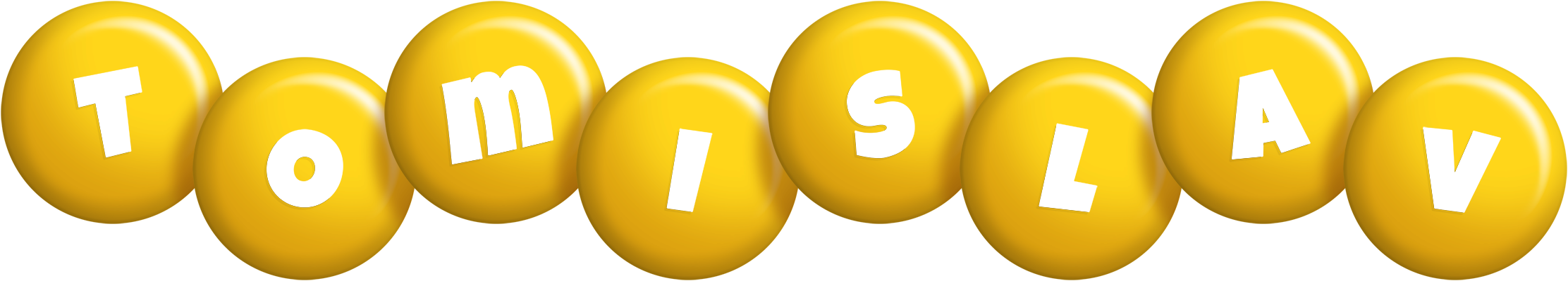Tomislav candy-yellow logo