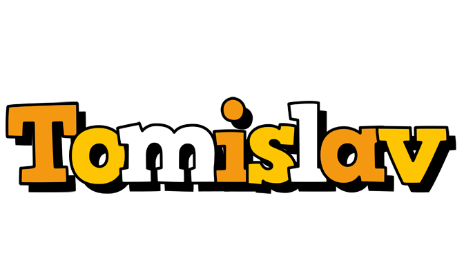 Tomislav cartoon logo