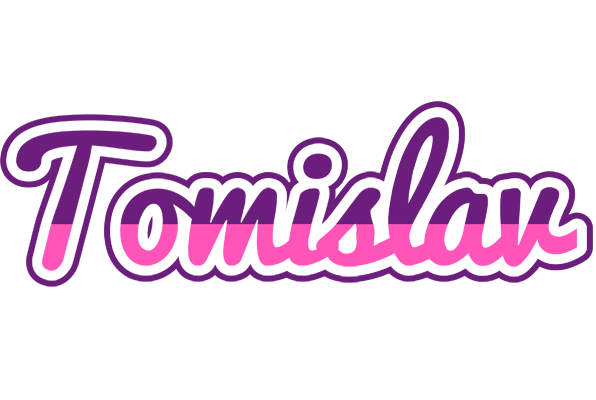 Tomislav cheerful logo