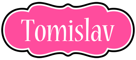Tomislav invitation logo