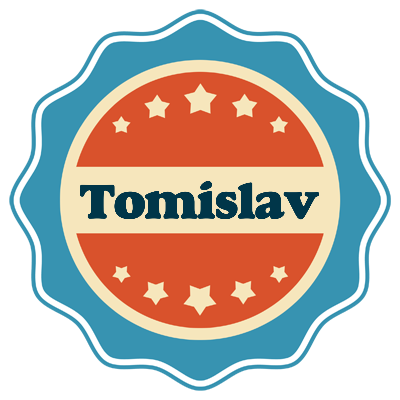 Tomislav labels logo