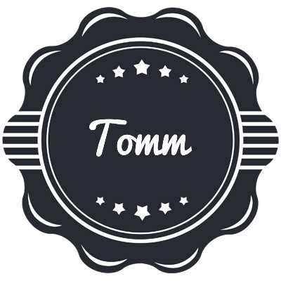 Tomm badge logo
