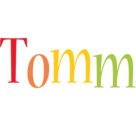 Tomm birthday logo