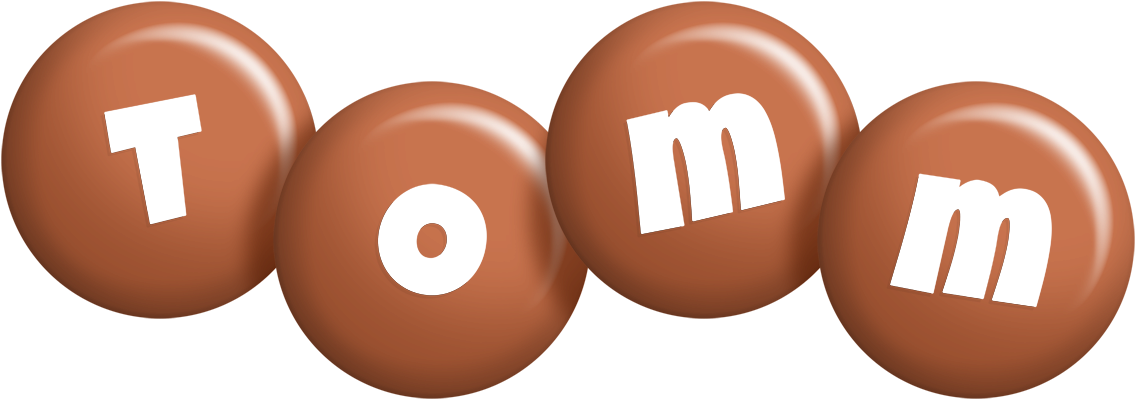 Tomm candy-brown logo