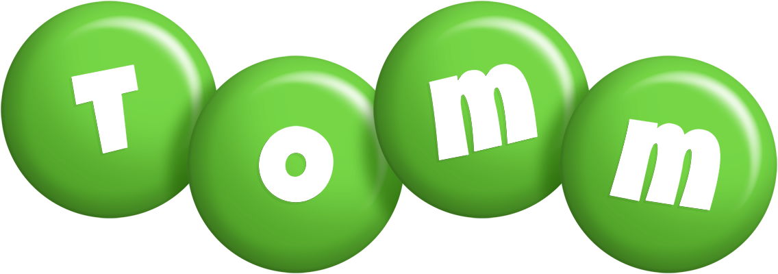 Tomm candy-green logo