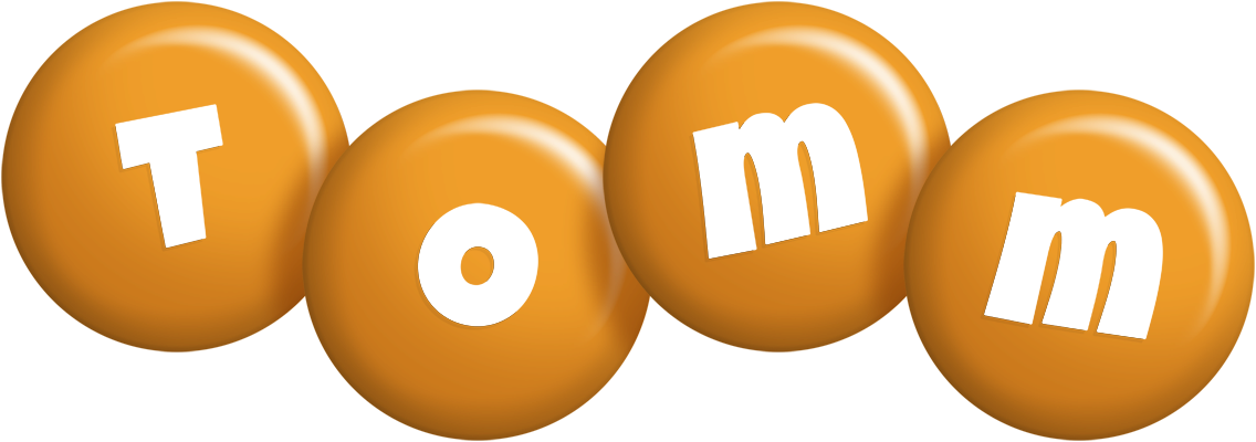 Tomm candy-orange logo