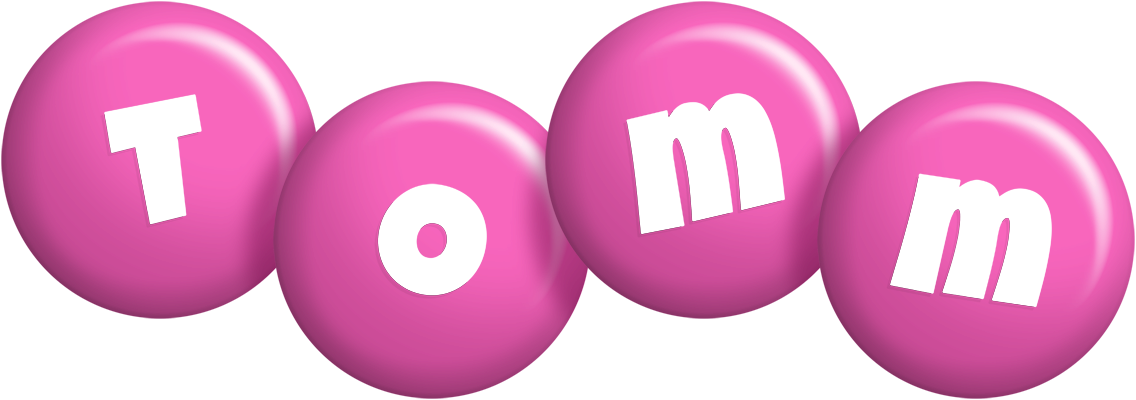Tomm candy-pink logo