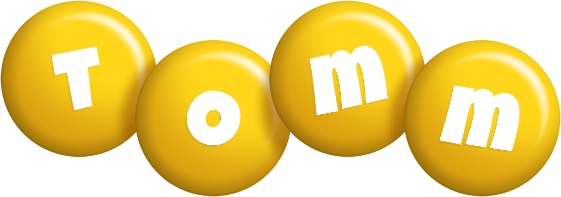 Tomm candy-yellow logo